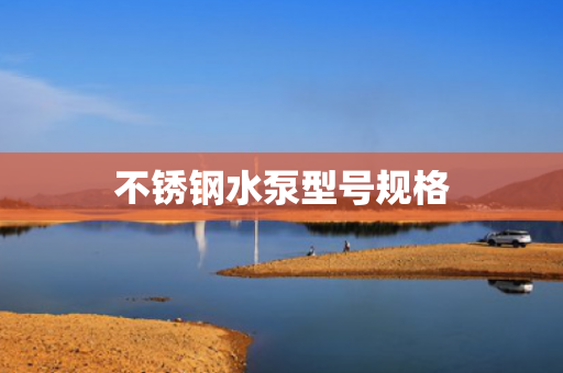 不銹鋼水泵型號規(guī)格