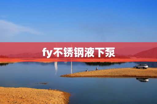 fy不銹鋼液下泵