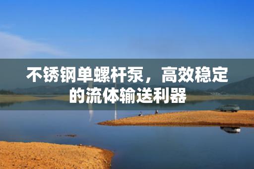不銹鋼單螺桿泵，高效穩(wěn)定的流體輸送利器