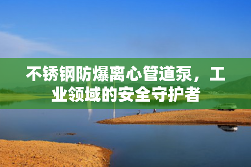 不銹鋼防爆離心管道泵，工業(yè)領(lǐng)域的安全守護(hù)者
