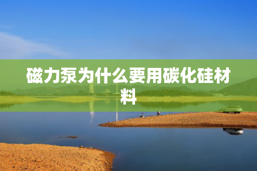 磁力泵為什么要用碳化硅材料