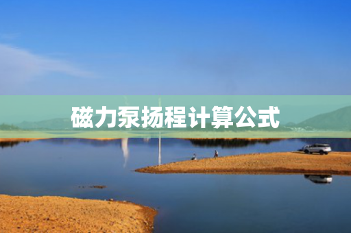 磁力泵揚(yáng)程計(jì)算公式