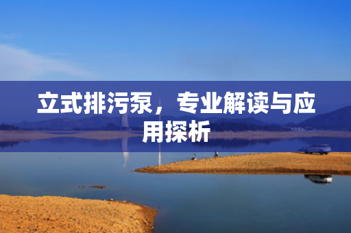 立式排污泵<div   id=
