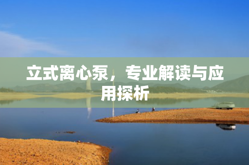 立式離心泵<div   id=