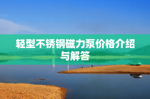 輕型不銹鋼磁力泵價格介紹與解答