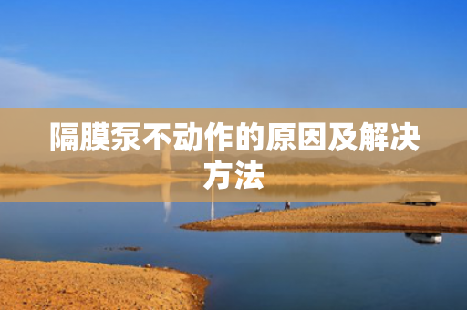 隔膜泵不動(dòng)作的原因及解決方法