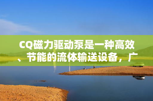 CQ磁力驅(qū)動(dòng)泵是一種高效<div   id=