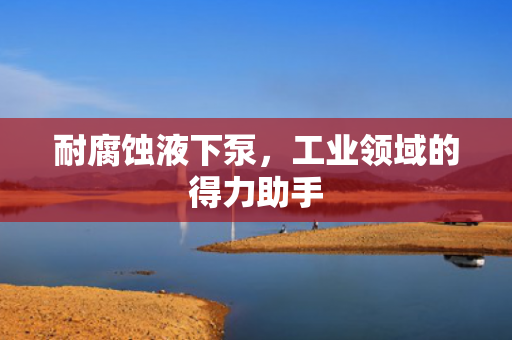 耐腐蝕液下泵<div   id=