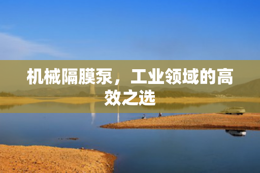 機(jī)械隔膜泵<div   id=