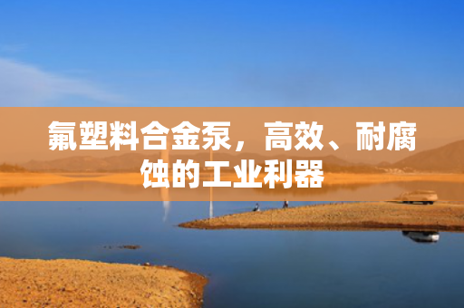 氟塑料合金泵<div   id=