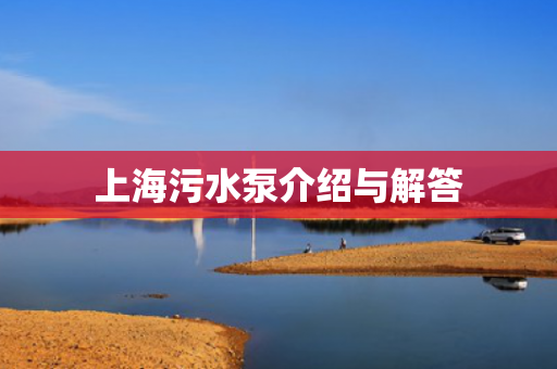 上海污水泵介紹與解答
