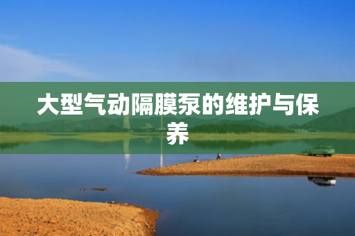 大型氣動隔膜泵的維護與保養(yǎng)