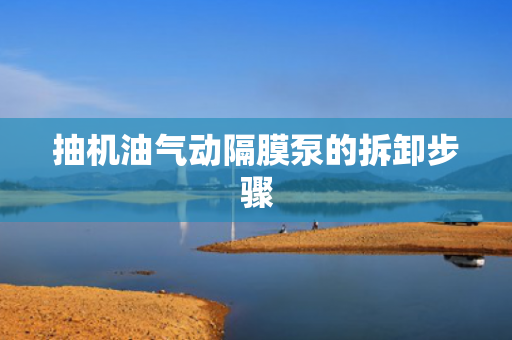 抽機油氣動隔膜泵的拆卸步驟