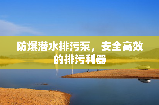 防爆潛水排污泵<div   id=