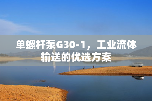 單螺桿泵G30-1，工業(yè)流體輸送的優(yōu)選方案