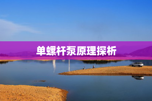 單螺桿泵原理探析