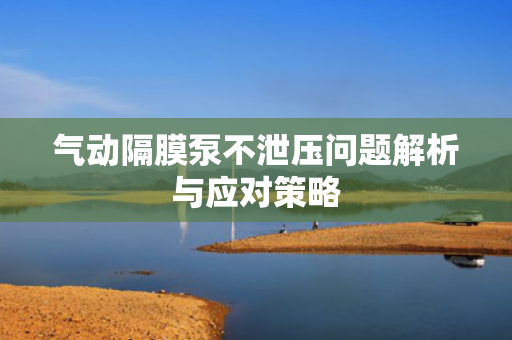 氣動(dòng)隔膜泵不泄壓?jiǎn)栴}解析與應(yīng)對(duì)策略