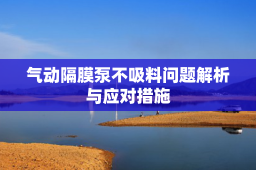 氣動隔膜泵不吸料問題解析與應(yīng)對措施