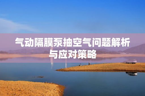 氣動隔膜泵抽空氣問題解析與應對策略