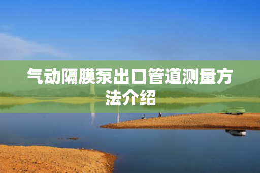 氣動(dòng)隔膜泵出口管道測量方法介紹
