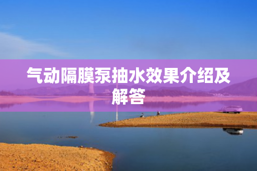 氣動(dòng)隔膜泵抽水效果介紹及解答
