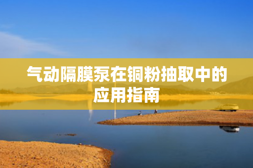 氣動(dòng)隔膜泵在銅粉抽取中的應(yīng)用指南