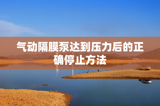 氣動隔膜泵達到壓力后的正確停止方法