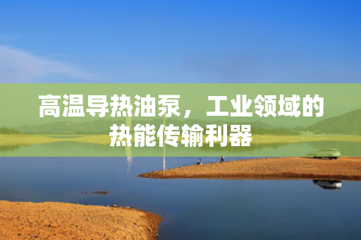高溫導(dǎo)熱油泵，工業(yè)領(lǐng)域的熱能傳輸利器