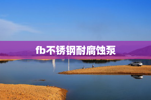 fb不銹鋼耐腐蝕泵